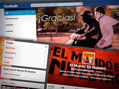 La película de El Mundo es Nuestro en redes sociales