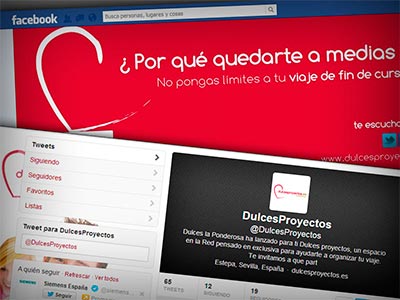 Dulces Proyectos en redes sociales