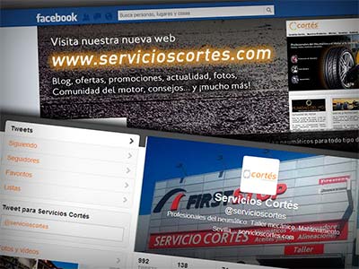 Servicios Cortés y la Comunidad del Motor en redes sociales